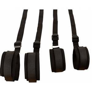 Set Cătușe Fetish Wraparound Mattress Negru Thumb 1