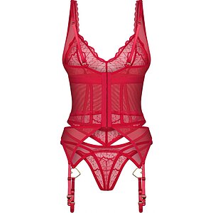Corset Obsessive Cupide Desir Roșu S-M Thumb 2