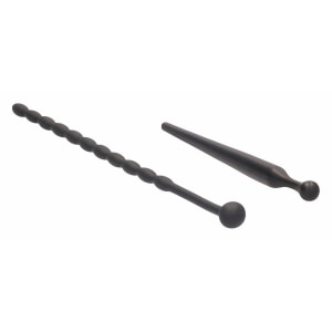 Set Dilatator Beginners Silicone Plug Negru Thumb 1