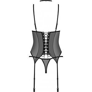 Set Corset Obsessive Donarella Negru XS-S Thumb 3