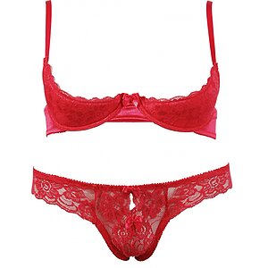 Set Cottelli Collection Demi Rosu S Thumb 2