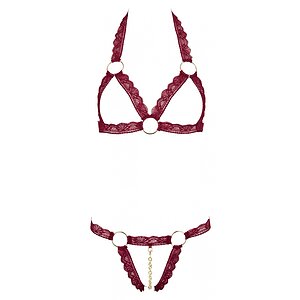 Set Cottelli Collection Maia Rosu S-M Thumb 3