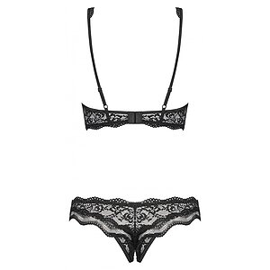 Set Decupat Obsessive Luvae Negru S-M Thumb 3