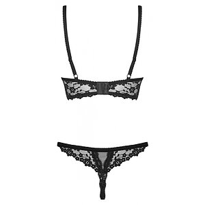 Set Fără Cupe Obsessive Letica Negru L-XL Thumb 4