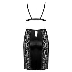 Set Fustă Și Sutien Obsessive Blăniță Negru L-XL Thumb 3
