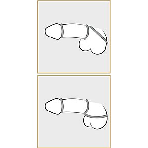 Set Inele Penis Metallic Argintiu Thumb 6