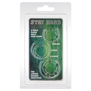 Set Inele Penis Stay Hard Negru Thumb 1