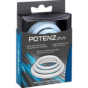 Set Inele Pentru Penis POTENZplus Transparent Thumb 3