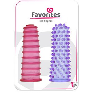 Set Manșoane Penis Love Fingers Multicolor Thumb 1