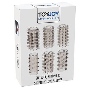 Set Manșoane Power Penis Sleeve Negru Thumb 1