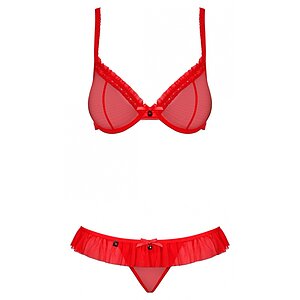 Set Obsessive 827-SET Rosu S-M Thumb 2