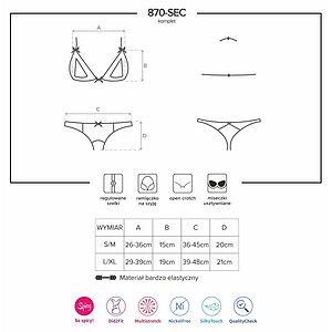 Set Obsessive 870-SEC Rosu S-M Thumb 4