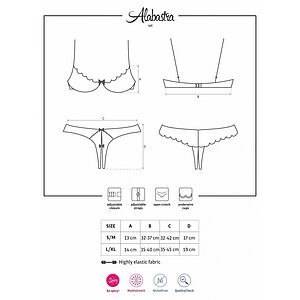 Set Obsessive Alabastra Alb L-XL Thumb 4