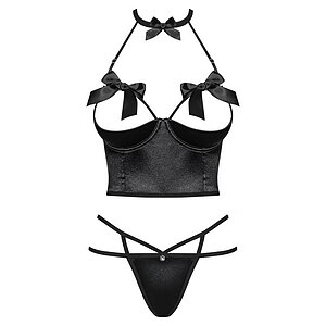 Set Obsessive Delishya Negru L-XL Thumb 2