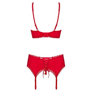 Set Obsessive Jolierose Rosu L-XL Thumb 3