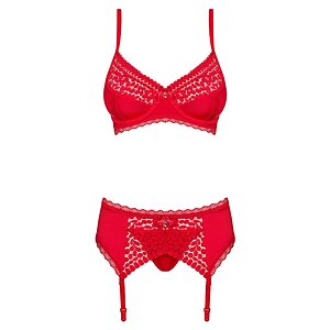 Set Obsessive Jolierose Rosu L-XL Thumb 2