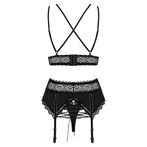 Set Obsessive Lolitte Negru S-M Thumb 3