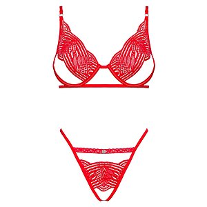 Set Obsessive Mellania Rosu L-XL Thumb 2