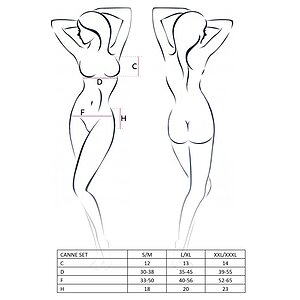 Set Passion Canne Negru L-XL Thumb 2