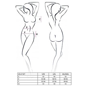 Set Passion Kelly Negru L-XL Thumb 1