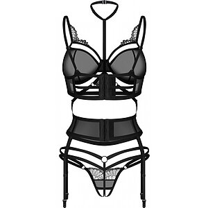 Set Obsessive Premisis Negru L-XL Thumb 2
