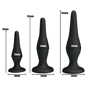 Set Pretty Love Mini Anal Negru Thumb 2