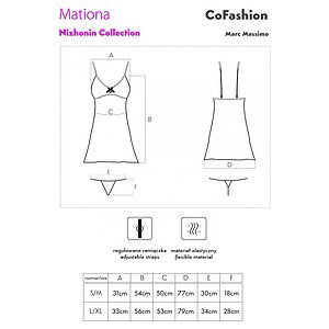 Babydoll CoFashion Mationa Negru S-M Thumb 2
