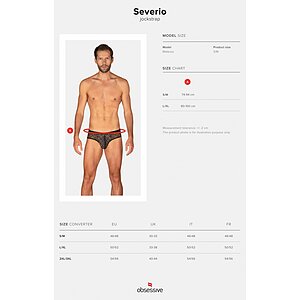 Chilot Obsessive Severio Jockstrap Negru S-M Thumb 7