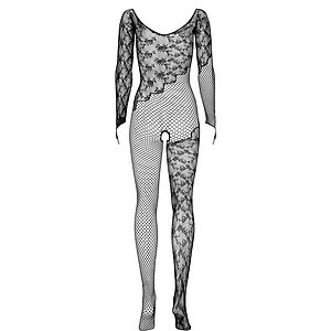 Catsuit Obsessive F210 Negru S-L Thumb 3