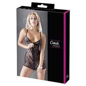 Dress Cottelli Collection Lace Negru S Thumb 4