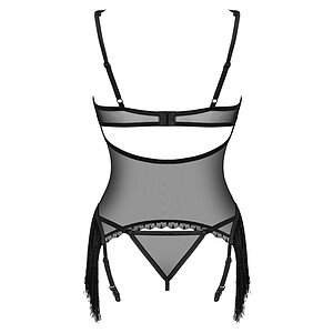 Corset Obsessive Sherila Negru XL-2XL Thumb 3