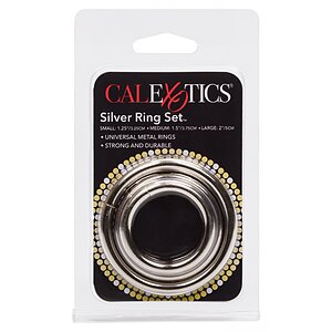 Set 3 Inele Penis Silver Ring Argintiu Thumb 2