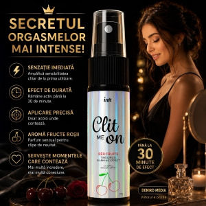 Spray Clit Me On cu Efect Încălzire Aromă Fructe Roșii 12ml Thumb 2