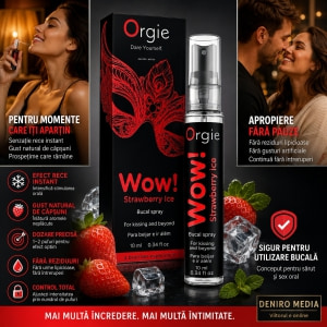 Spray Orgie Wow Strawberry Ice 10ml Thumb 1