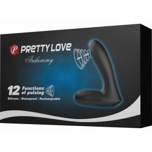 Stimulator Prostată Pretty Love Archenemy App Negru Thumb 15