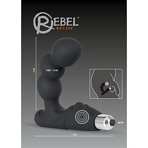 Stimulator Rebel Prostate Negru Thumb 4