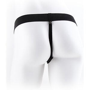 Strap-On 18.9cm Vibrating Hollow Thumb 4