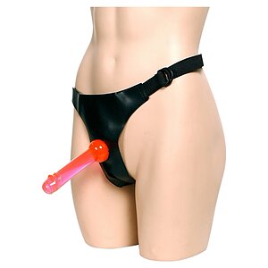 Strap-On Decupat 2 Dongs Rosu Thumb 2