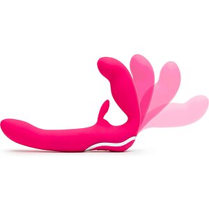 Strap On Happy Rabbit Strapless Vibe Roz Thumb 1