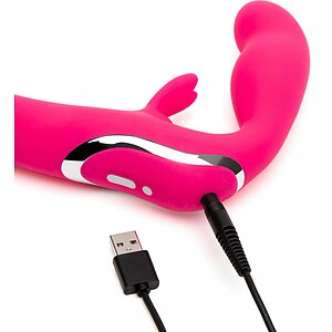 Strap On Happy Rabbit Strapless Vibe Roz Thumb 3