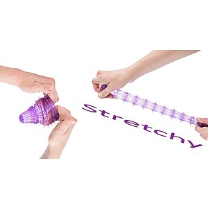 Manșon cu Striații Super Stretch Mov Thumb 2