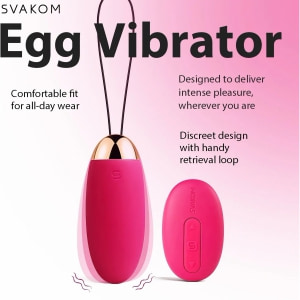 Svakom Elva Remote Control Vibrating Egg Roz Thumb 3