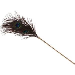 Taboom Dona Peacock Tickler Pene Paun Roz Auriu 27 cm Thumb 1