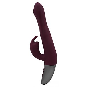 Titanz NMC 21.5cm — 10 Vibrații + 10 Rotații, Reîncărcabil Roșu Thumb 11