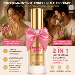 Ulei Masaj BubbleGum Silicone 100 ml Thumb 1