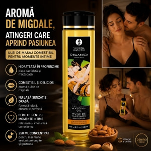 Ulei Masaj Shunga Organic Migdale 250ml Thumb 4