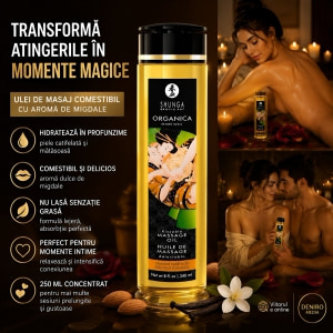 Ulei Masaj Shunga Organic Migdale 250ml Thumb 2