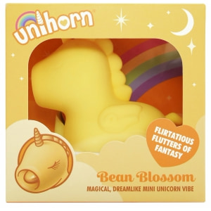 Unihorn Bean Blossom: Vibrator Mini 10+10 Reîncărcabil Galben Thumb 10