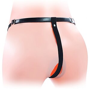 Strap-On Dublu Unisex Hollow Thumb 1