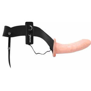 Vibrating Hollow Strap On For Him Or Her Thumb 2